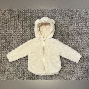 Old Navy Cream Fleece Bear Jacket